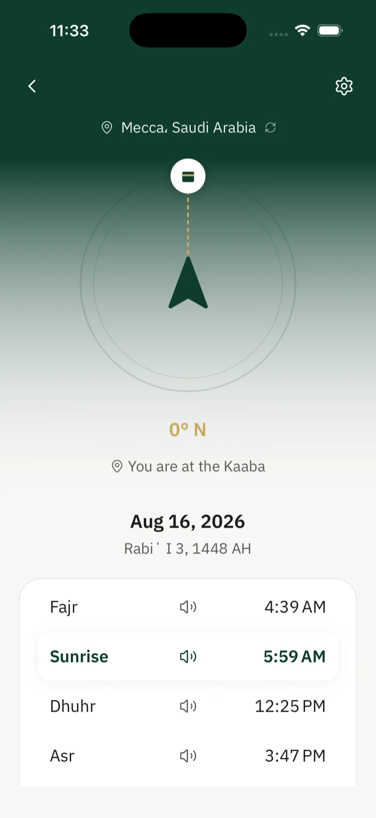Prayer & Qibla